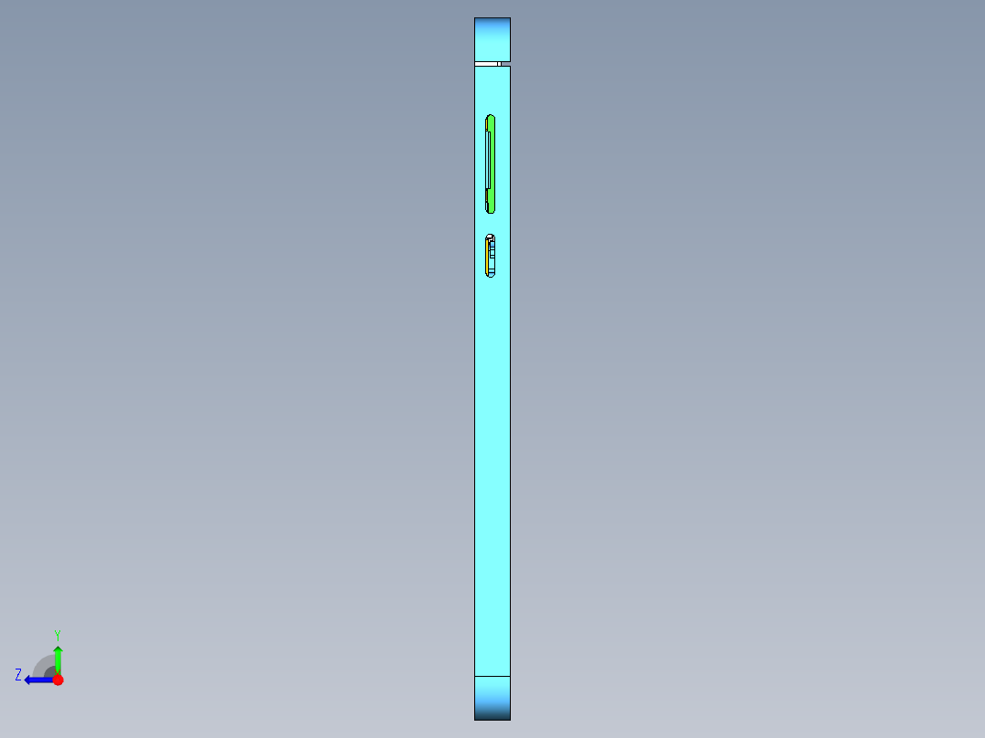 s1-cnc6笔记本CNC工装夹具三维模型 -3D-20150206-A1右视图
