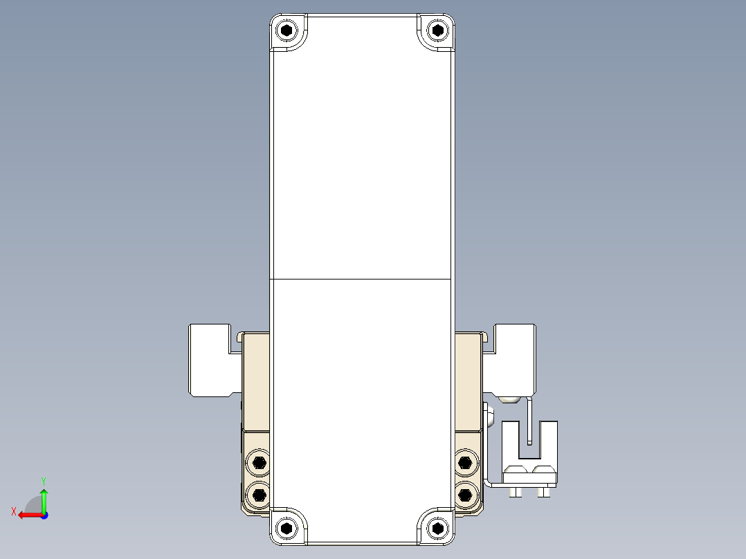 TPA-KNR-60E-1205C-L800A1-MU-H10-N3线性模块铝制底座后视图