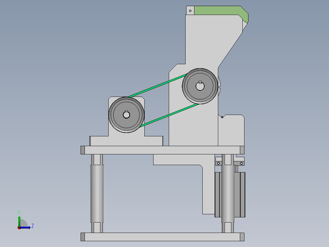 造影软端管上料sw23可编辑左视图