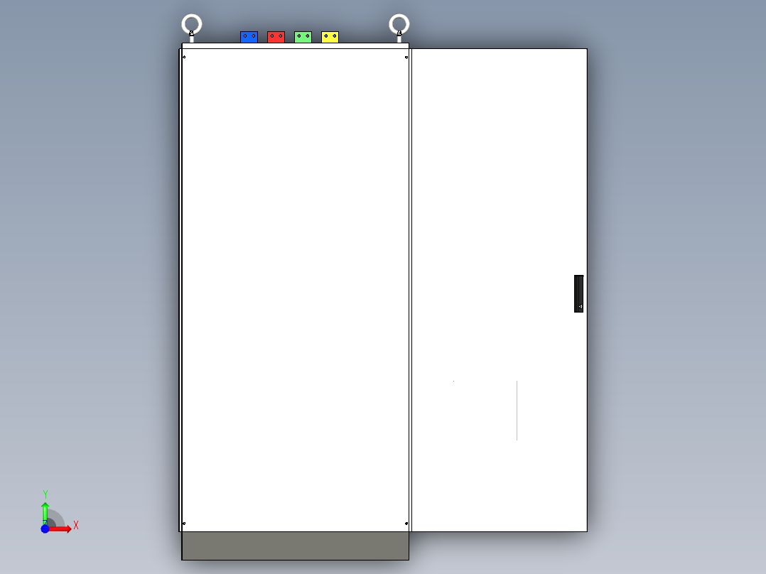 仿威图万能式断路器电源柜 54044前视图