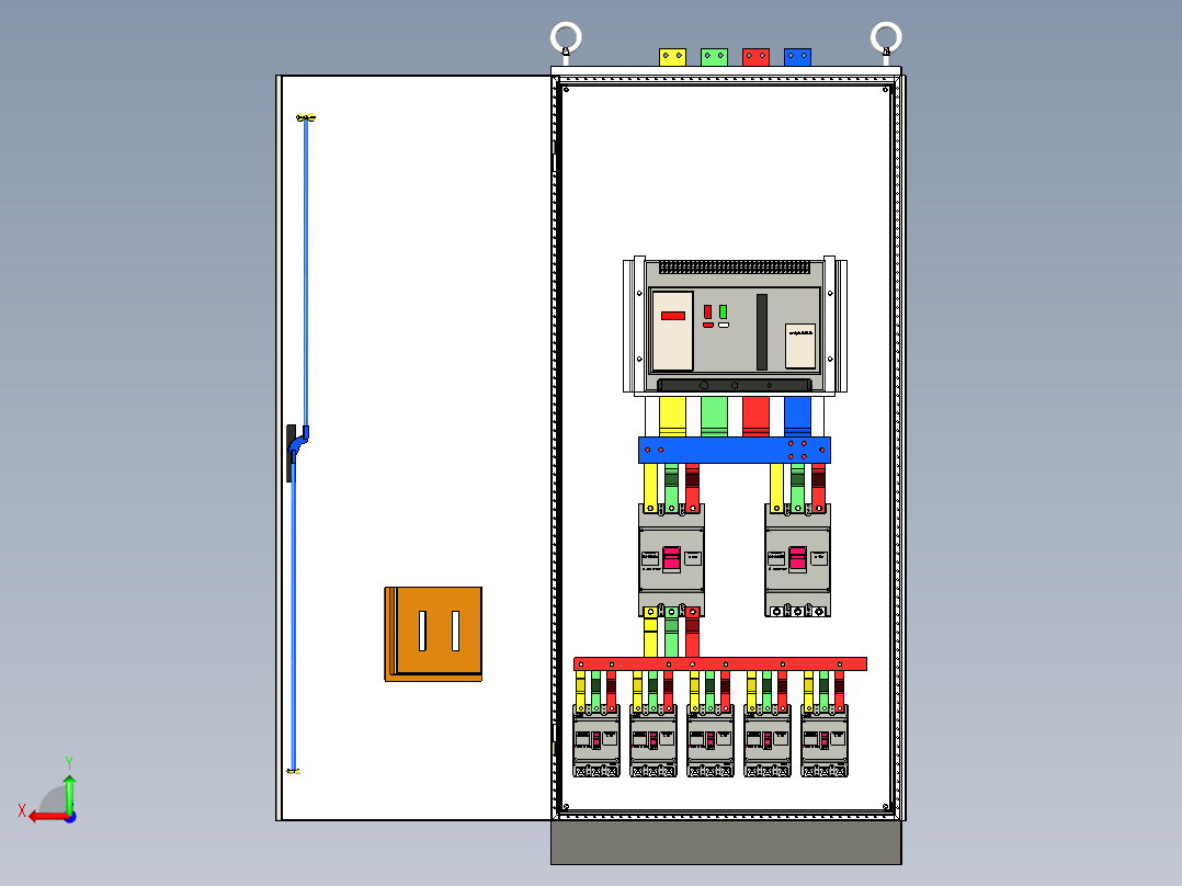 仿威图万能式断路器电源柜 54044后视图