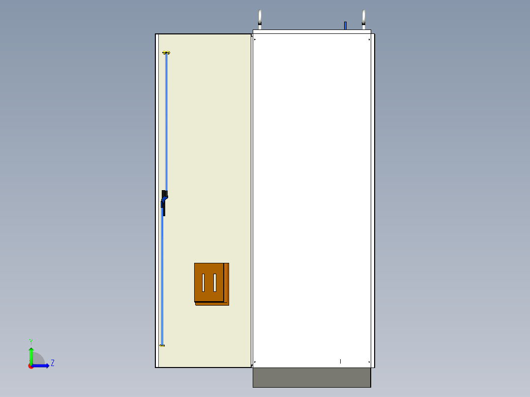 仿威图万能式断路器电源柜 54044左视图