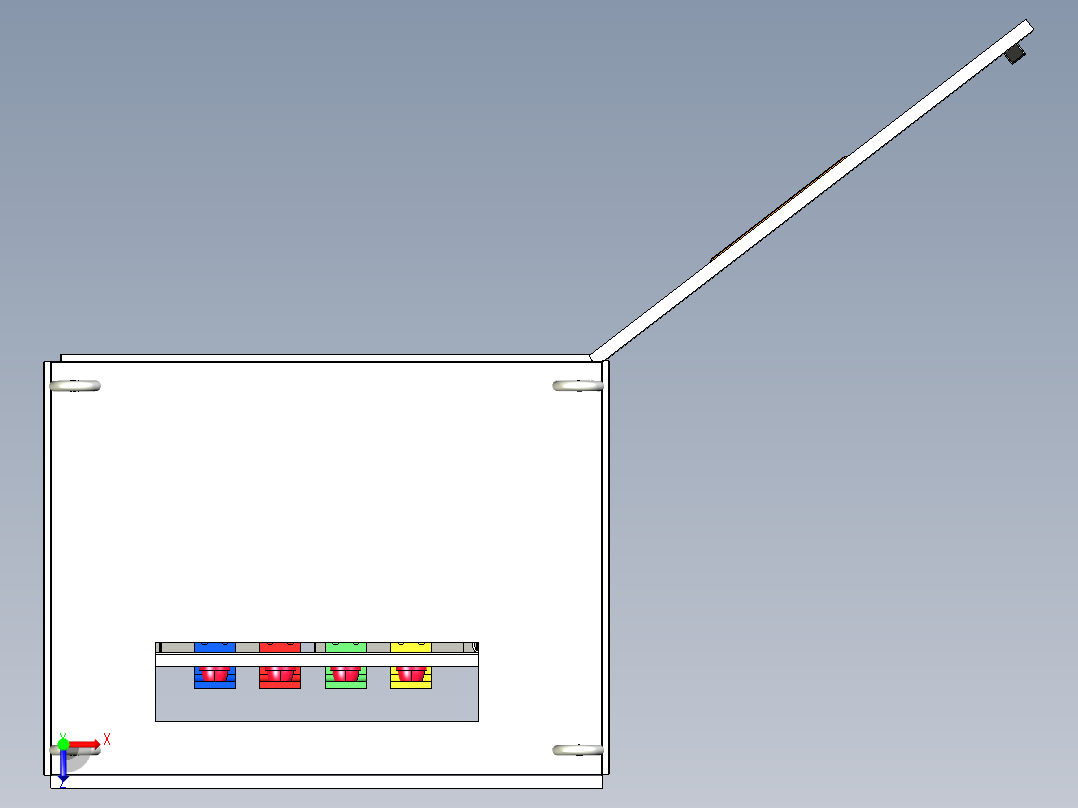 仿威图万能式断路器电源柜 54044俯视图