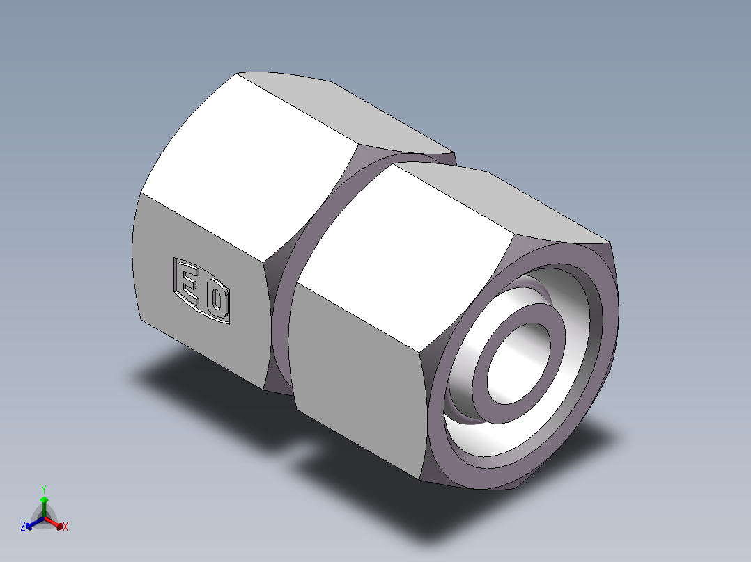3C+3D 组合接头、3D-20正等轴测图