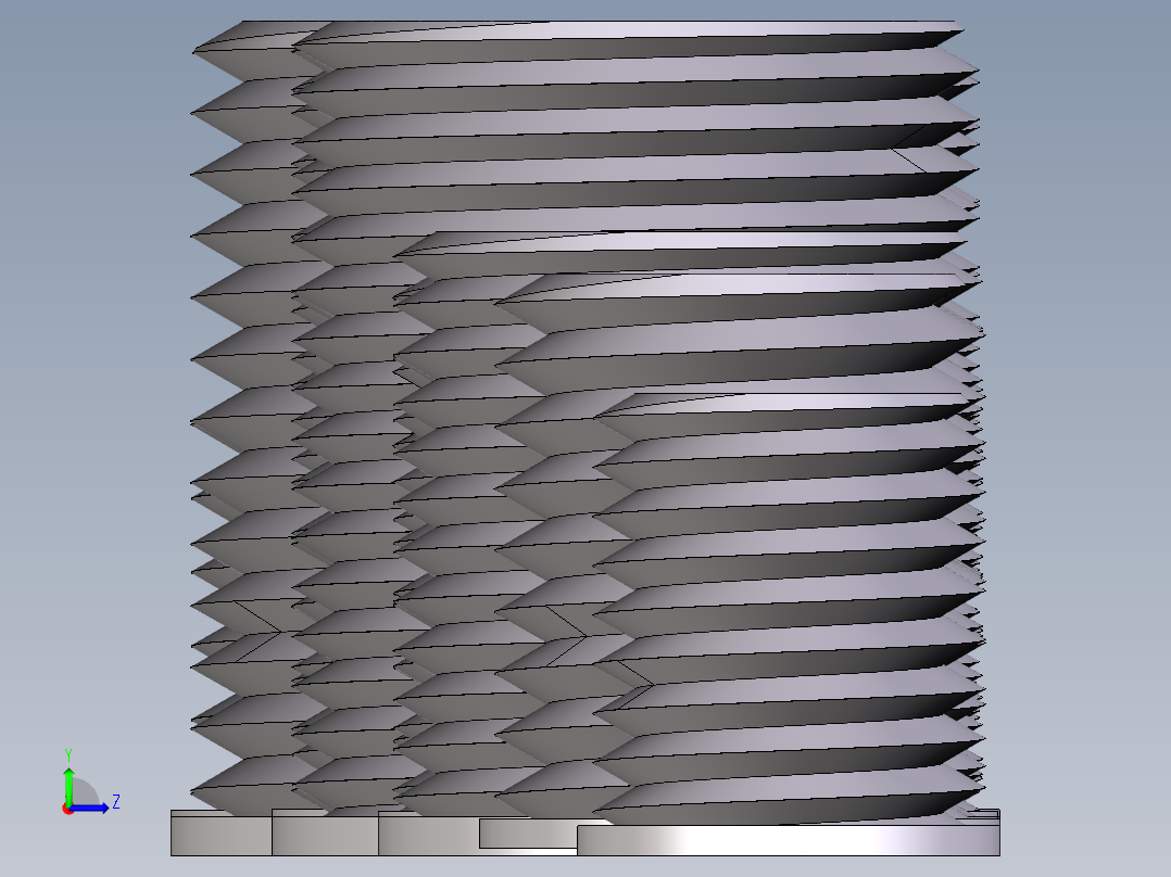 螺纹刀片 PB左视图