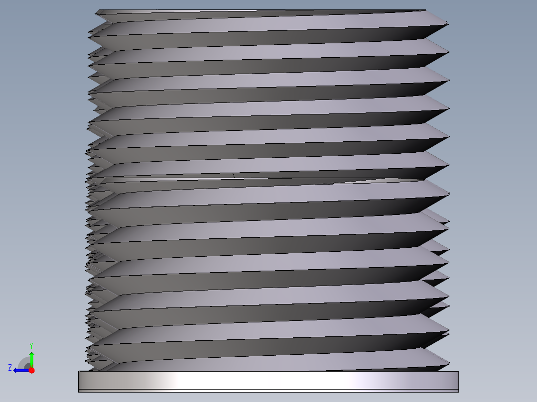 螺纹刀片 PB右视图