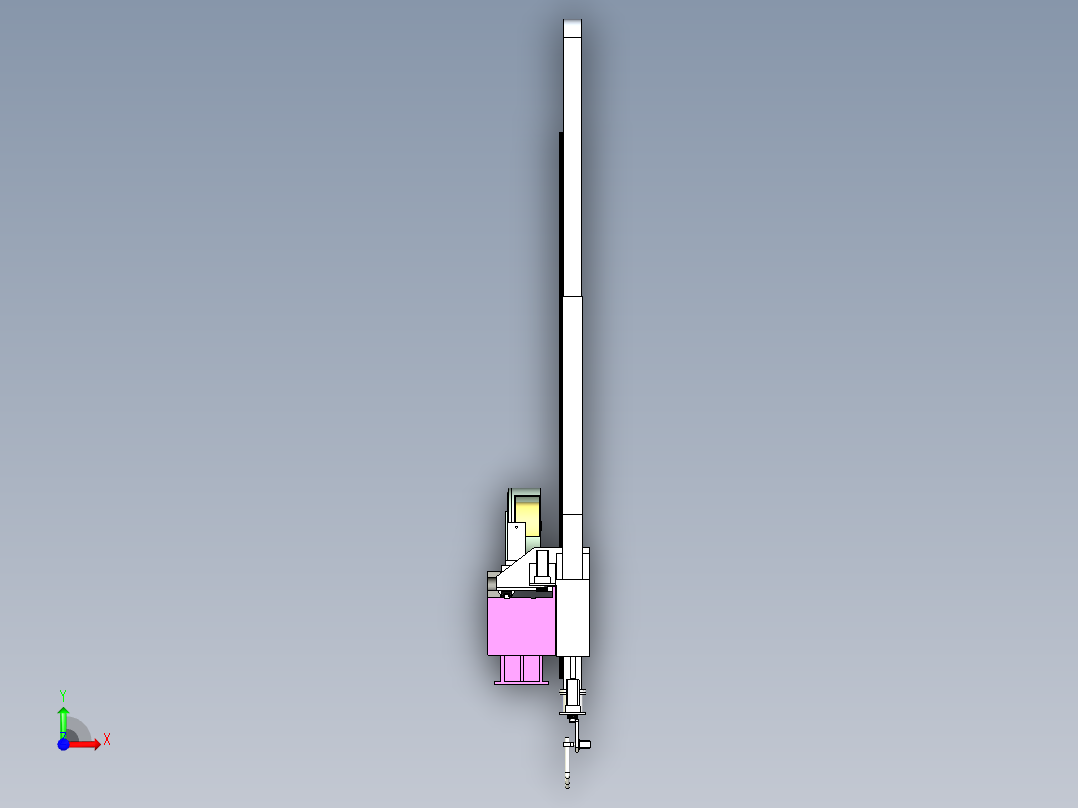 非标焊接机构设计前视图