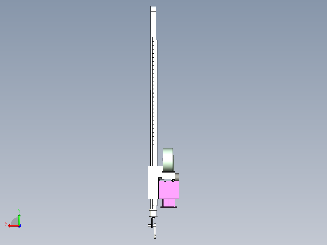 非标焊接机构设计后视图