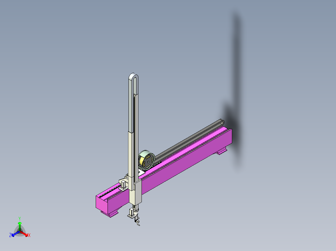 非标焊接机构设计正等轴测图