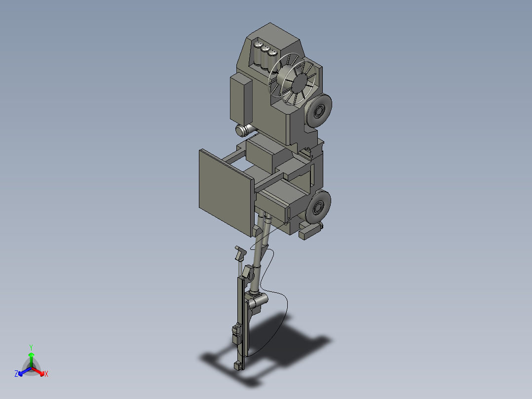 B3003655-车辆、地下采矿设备、船舶和前端装载机主视图