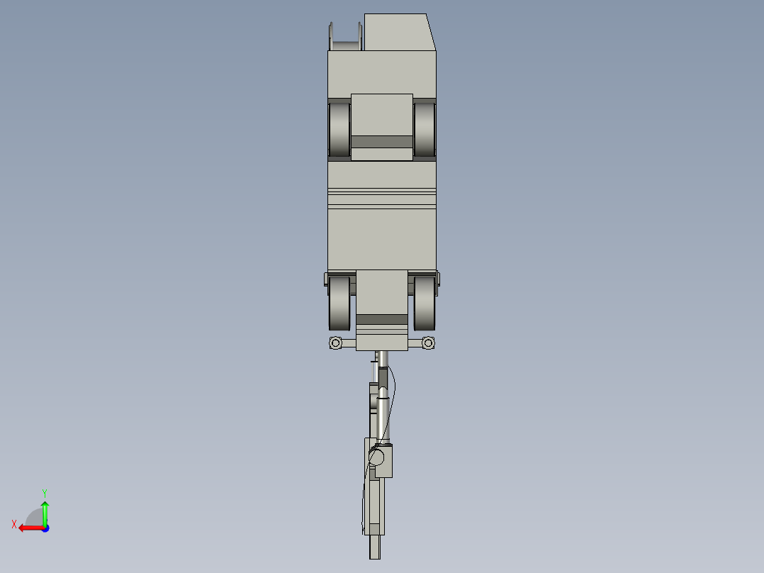 B3003655-车辆、地下采矿设备、船舶和前端装载机后视图