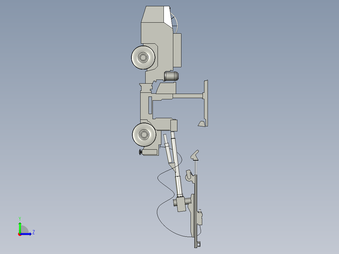 B3003655-车辆、地下采矿设备、船舶和前端装载机左视图