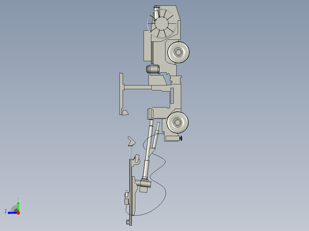 B3003655-车辆、地下采矿设备、船舶和前端装载机右视图