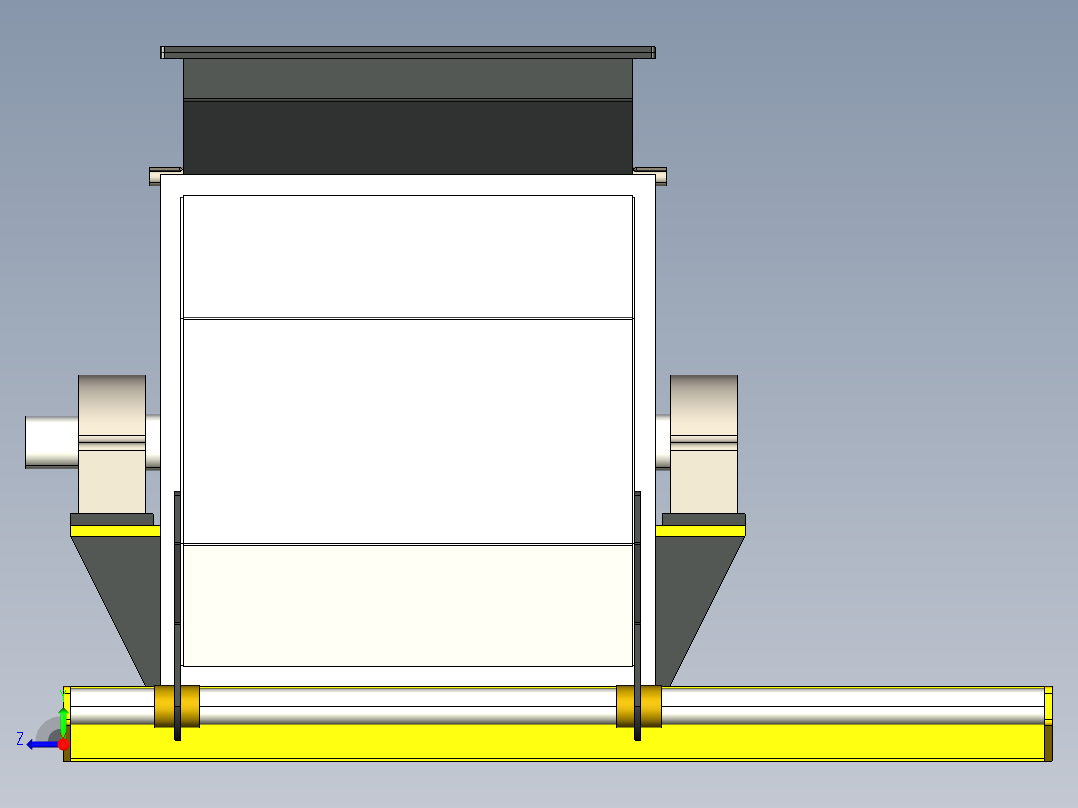B2004840-37 千瓦锤式破碎机右视图