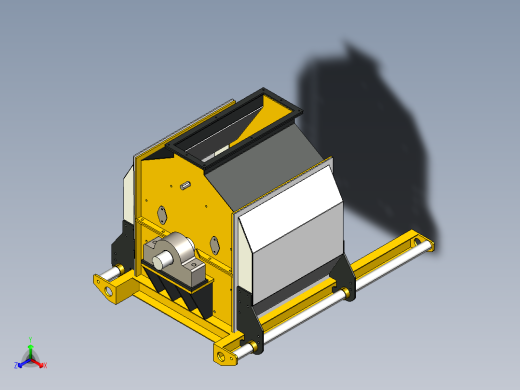 B2004840-37 千瓦锤式破碎机正等轴测缩略图