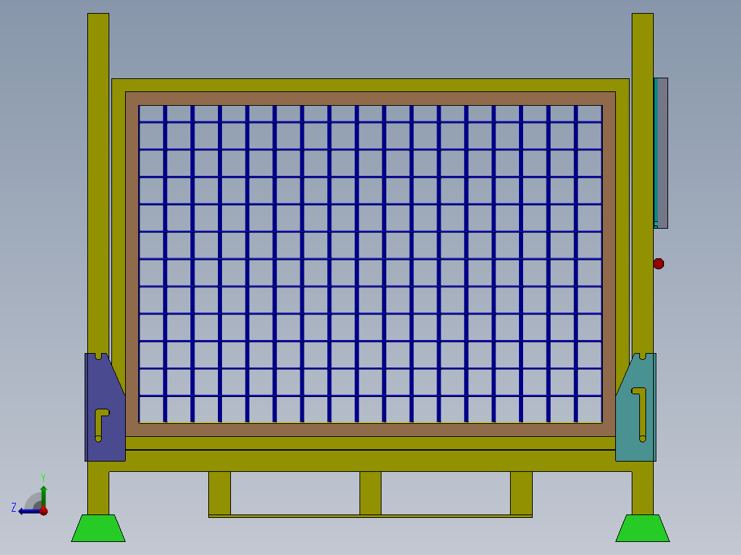 出口折叠托盘（国际出口）右视图