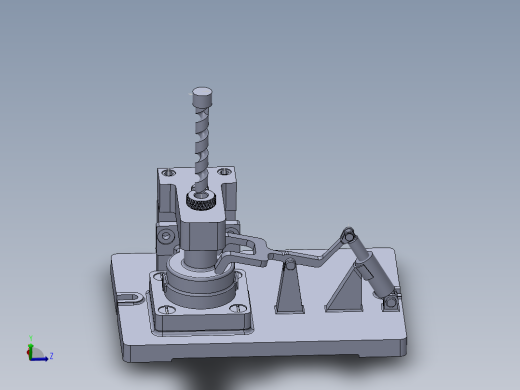 三元转子泵泵体的钻Φ15孔夹具设计及机械加工工艺装备含SW三维及非标6张CAD图