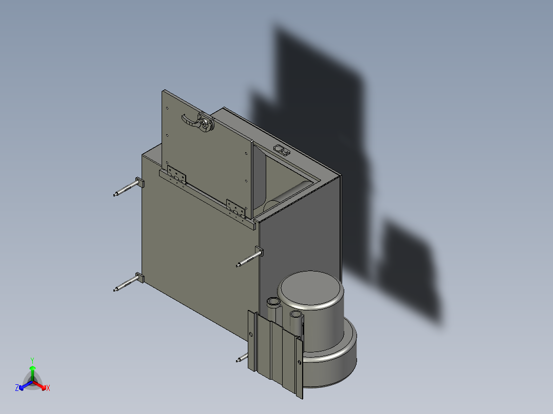 f01ae00021-d40100废料箱