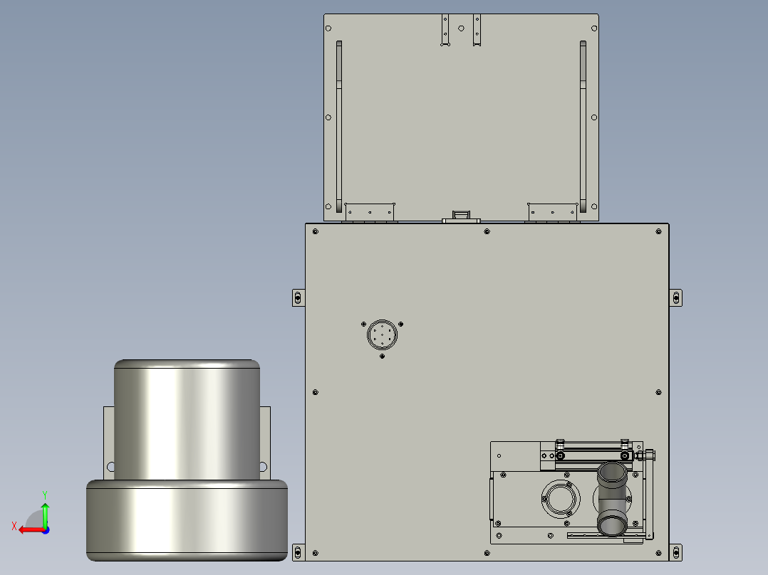 f01ae00021-d40100废料箱后视图