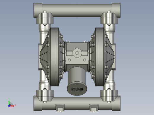 RV40气动隔膜泵金属RVS-BH4H7-T前视缩略图