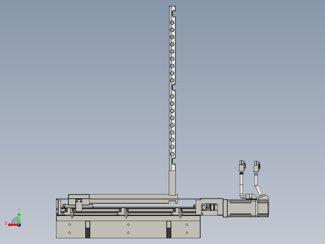 拉料模组后视图
