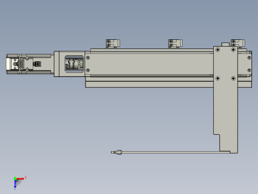 拉料模组俯视缩略图