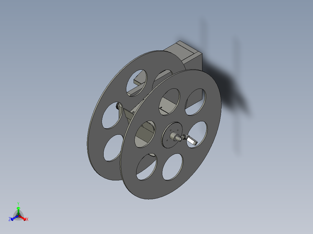 放料正等轴测图