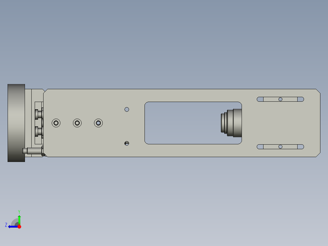 CCD检测总成右视图