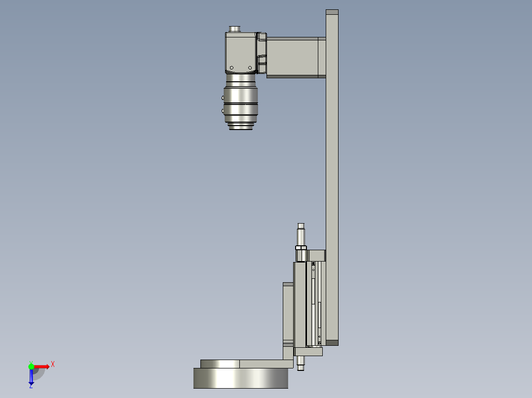 CCD检测总成俯视图
