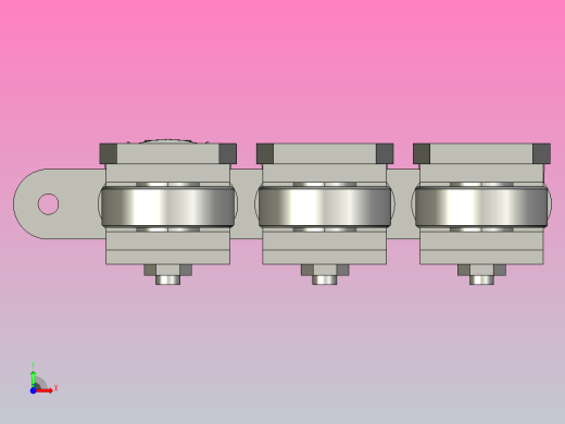 1873AFH-K1600-AZ3-C1扣链式防滑螺旋链板(含轴承)前视缩略图