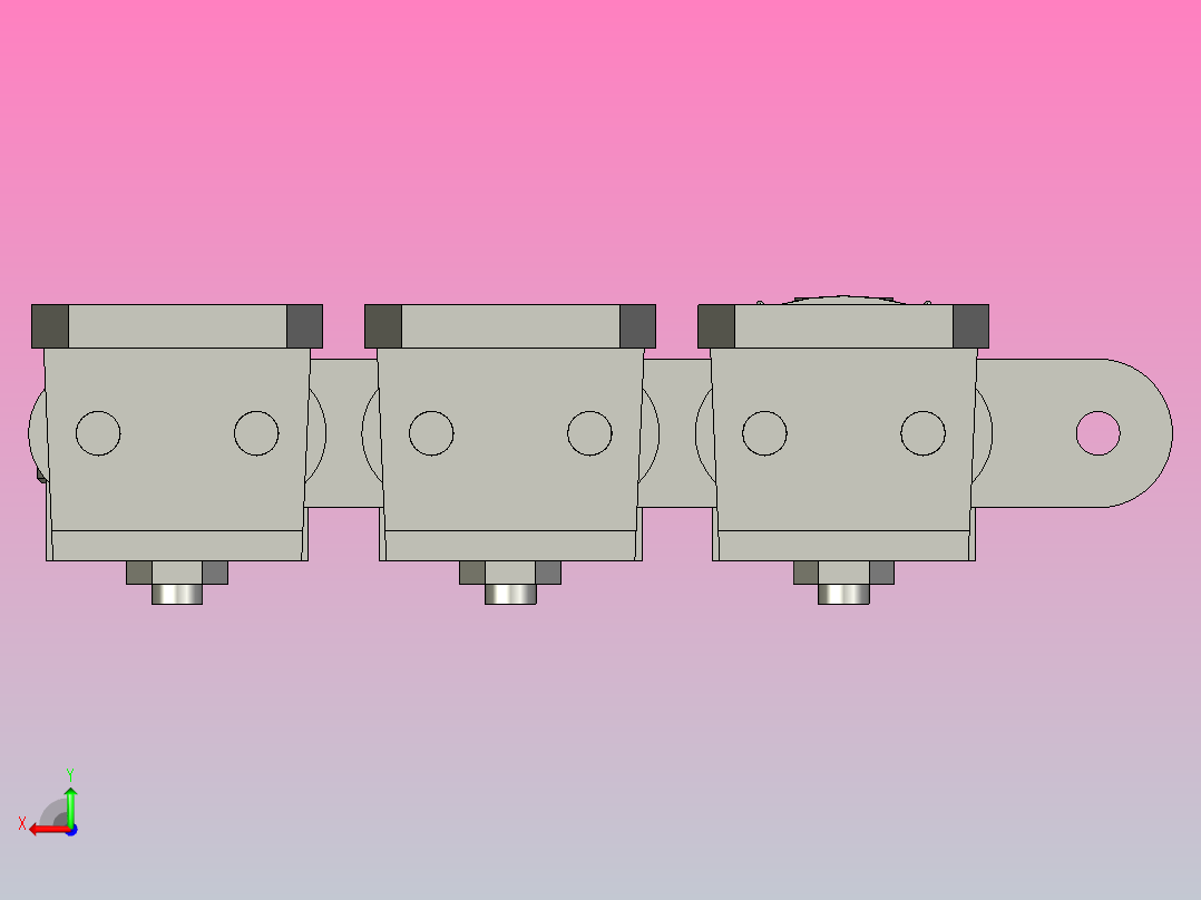 1873AFH-K1600-AZ3-C1扣链式防滑螺旋链板(含轴承)后视图