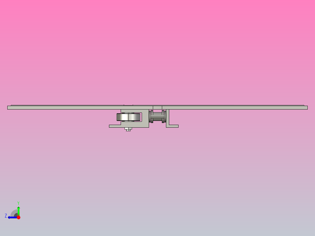 1873AFH-K1600-AZ3-C1扣链式防滑螺旋链板(含轴承)右视图