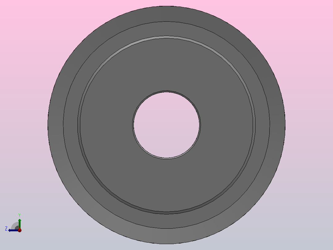 标准型半圆弧形齿同步带轮S2M型_SS2MHC-50-4-dc10-A右视图