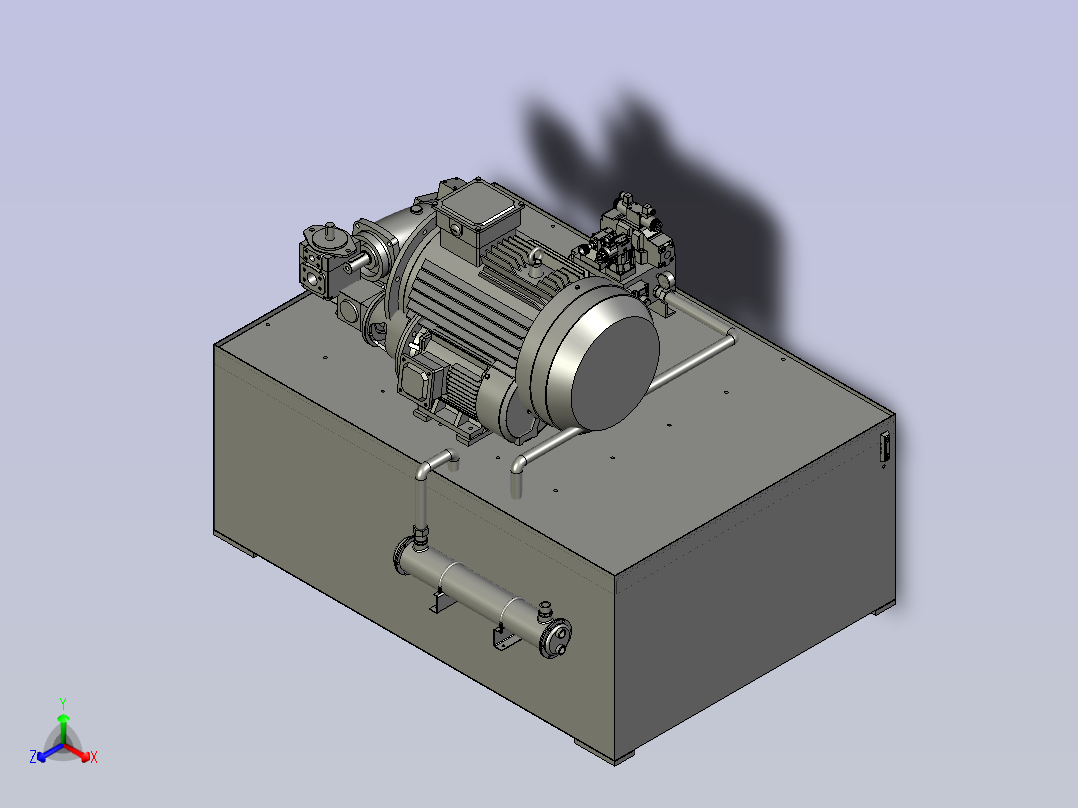 200-40双泵正等轴测图