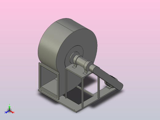 4-72C型离心通风机[10]正等轴测缩略图