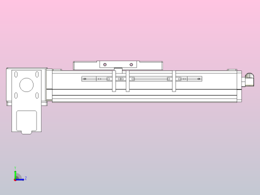 MCB10无尘皮带滑台[MCB10-L32-100-LD-100W-C3]左视缩略图