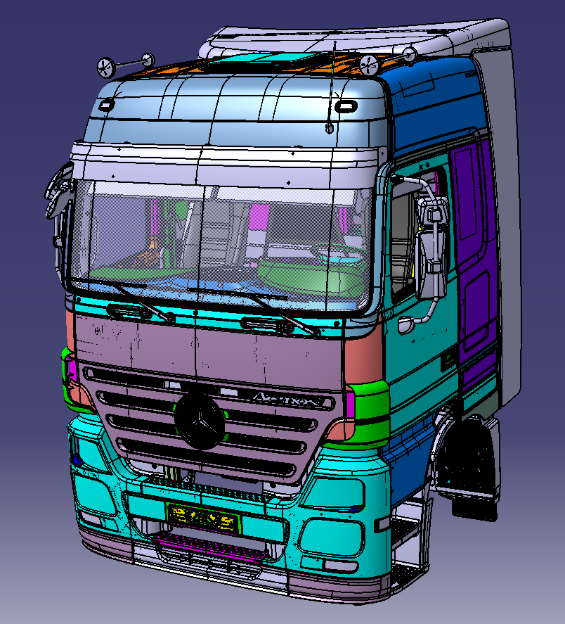梅赛德斯Arocs – 驾驶室部分