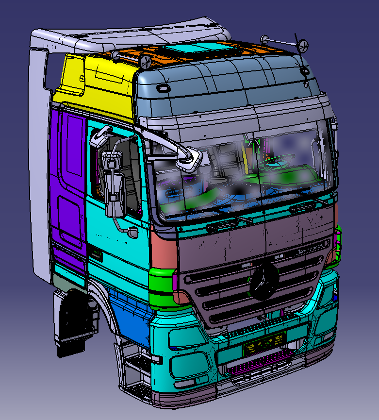 梅赛德斯Arocs – 驾驶室部分