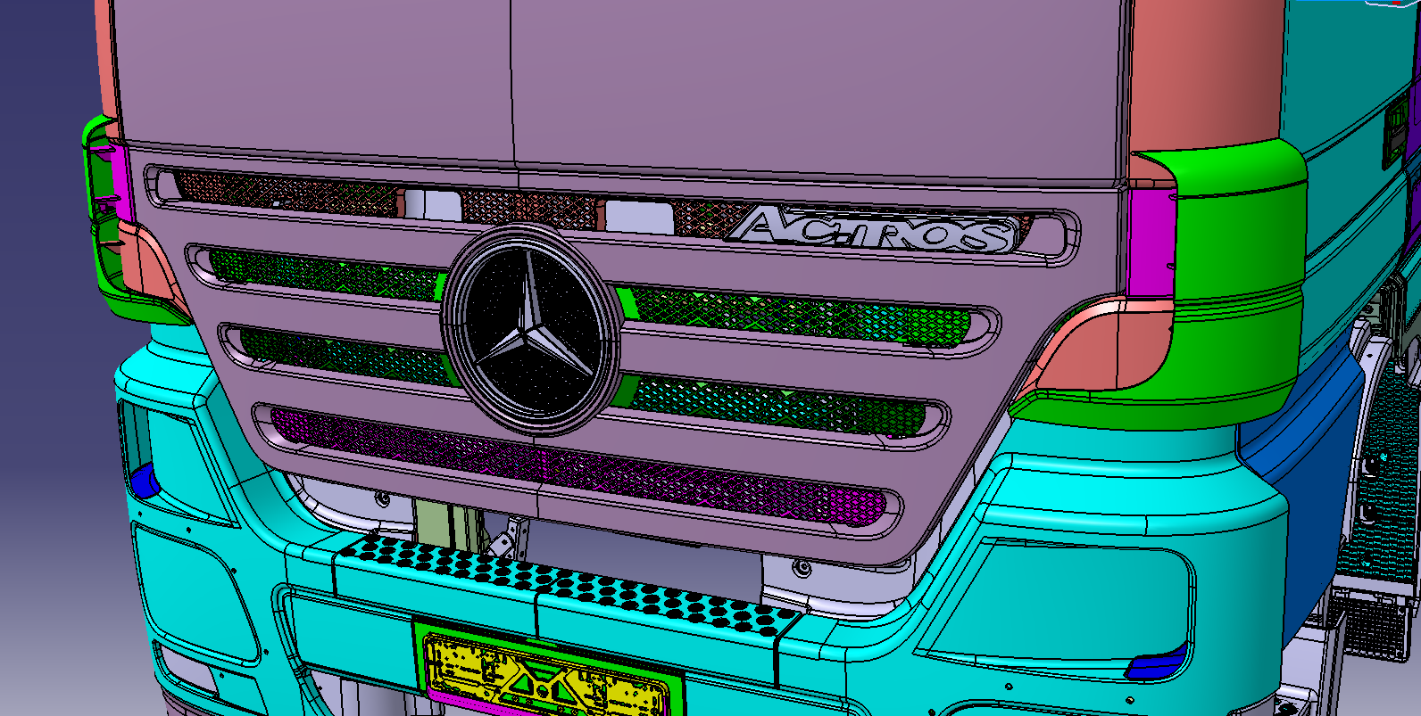 梅赛德斯Arocs – 驾驶室部分