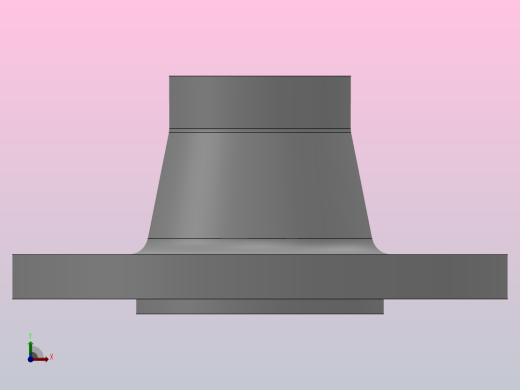 凸面整体钢制管法兰_法兰 DN40-PN10 M 1前视缩略图