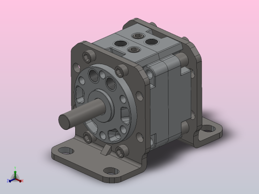 CRB1系列大型叶片式摆动气缸[CRB1LJ50-90S]