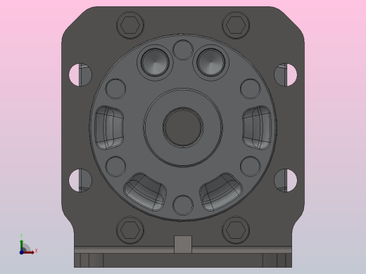 CRB1系列大型叶片式摆动气缸[CRB1LJ50-90S]前视缩略图