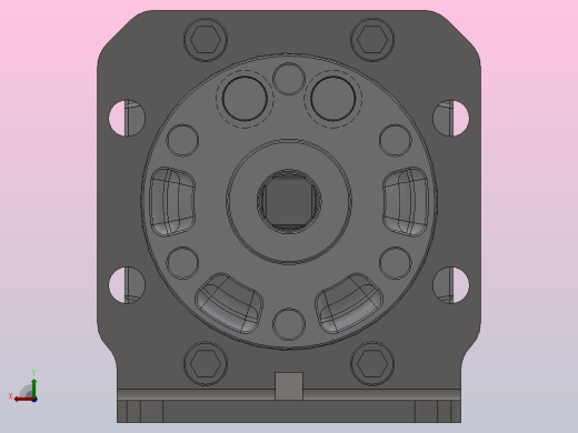 CRB1系列大型叶片式摆动气缸[CRB1LJ50-90S]后视缩略图