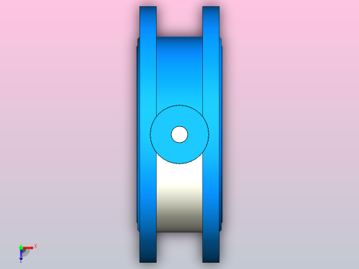 橡胶密封法兰连接蝶阀[BG310A-DN450(PN10)]俯视缩略图