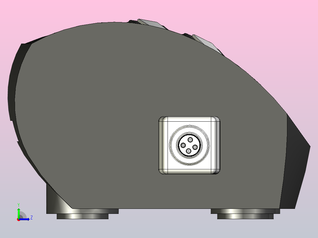 身份证扫描仪Plustek S602左视图
