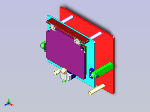 一款焊接治具3D模型