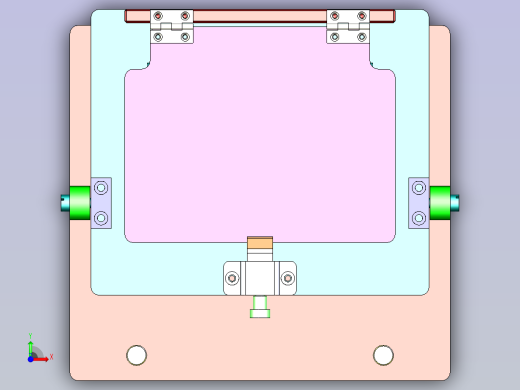 一款焊接治具3D模型前视缩略图
