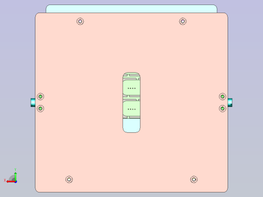 一款焊接治具3D模型后视缩略图