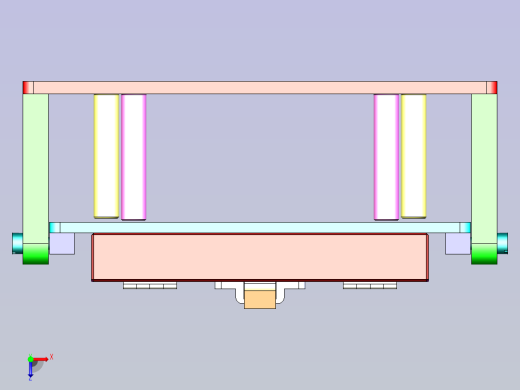 一款焊接治具3D模型俯视缩略图