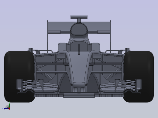 梅赛德斯W07混合动力F1赛车 sw21右视缩略图
